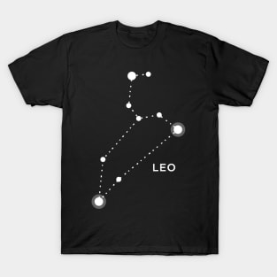 Leo Zodiac Constellation Sign T-Shirt